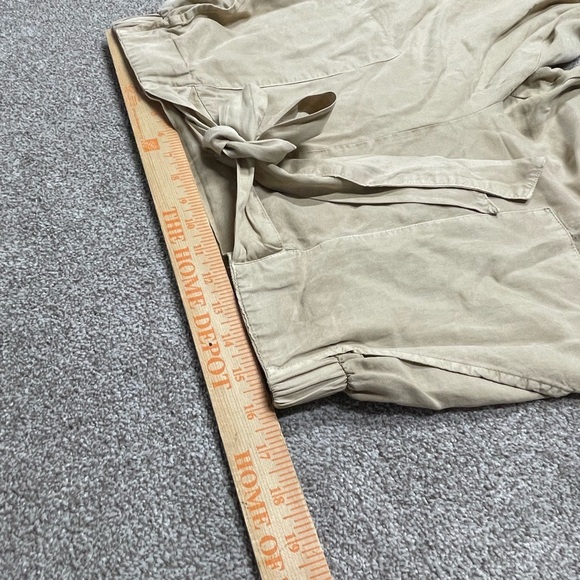 anthropology Jane + delancey womens paper bag pants sz medium Lyocell - Picture 10 of 12